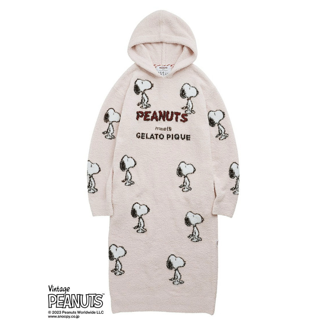 gelato pique - PEANUTS GELATO PIQUE スヌーピー フード付きロング