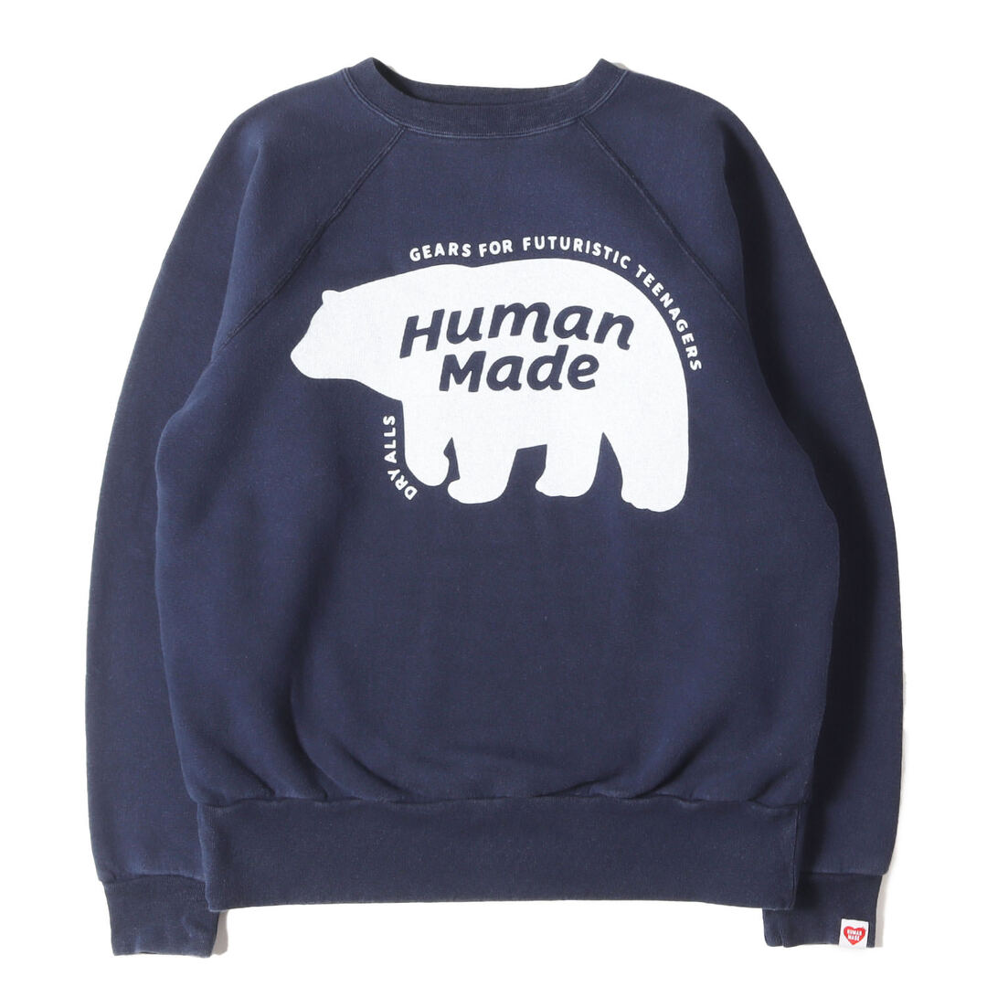 HUMAN MADE - HUMAN MADE ヒューマンメイド スウェット ネイビー 紺