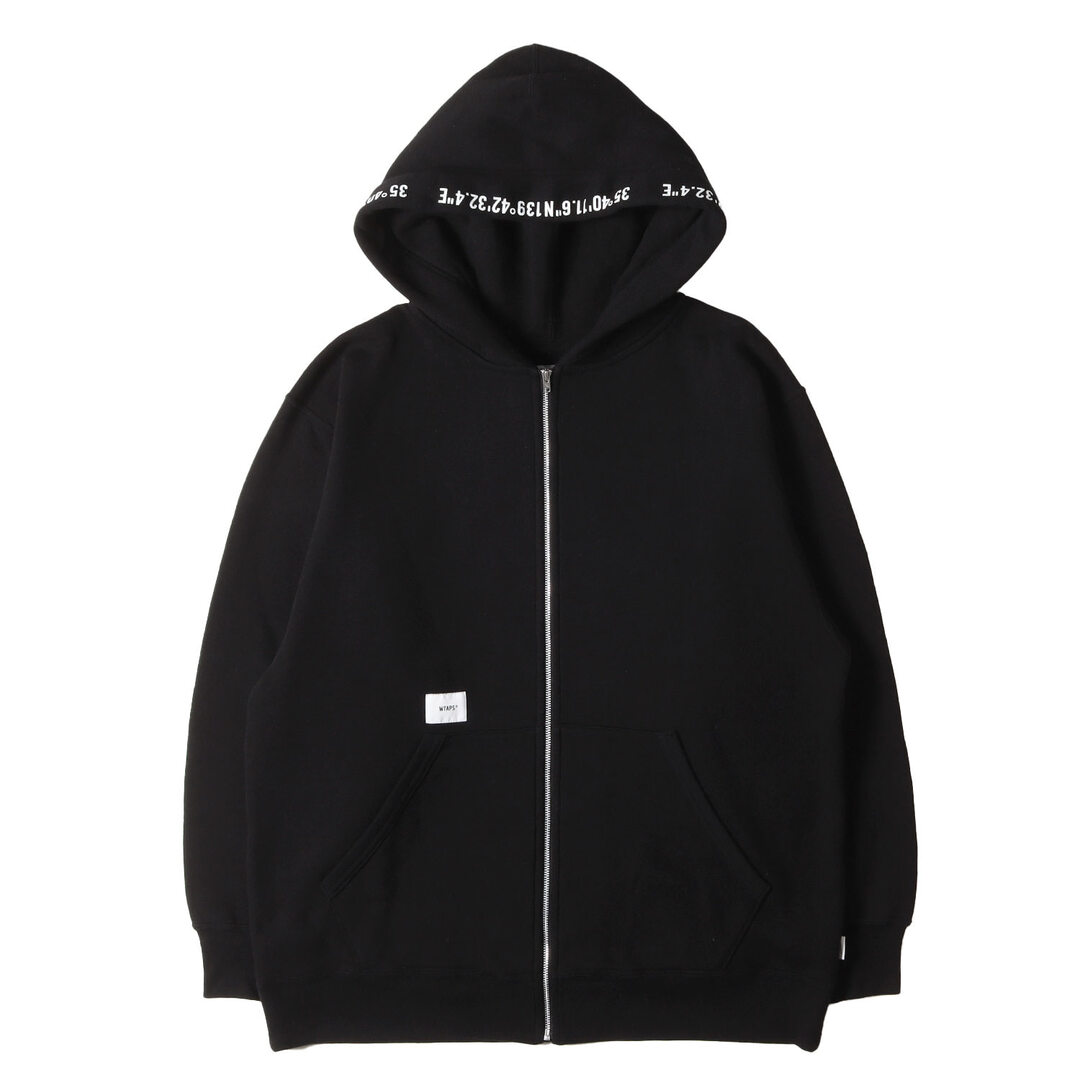 W)taps - WTAPS ダブルタップス パーカー ブラック 黒 サイズ:M | 22AW
