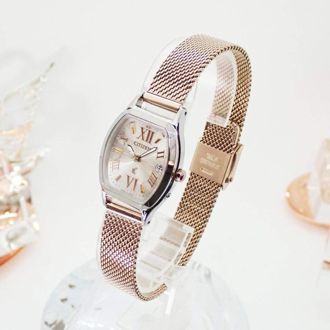 CITIZEN - 稼働☆ シチズン クロスシー xC エコドライブ ラメ文字盤