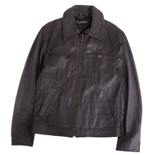 DOLCE&GABBANA（レザージャケット ・ ブラウン/茶色系）のフリマ
