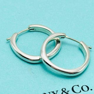 Tiffany & Co. - Tiffany & Co. 廃盤 Tワイヤー ラージ ピアス フープ