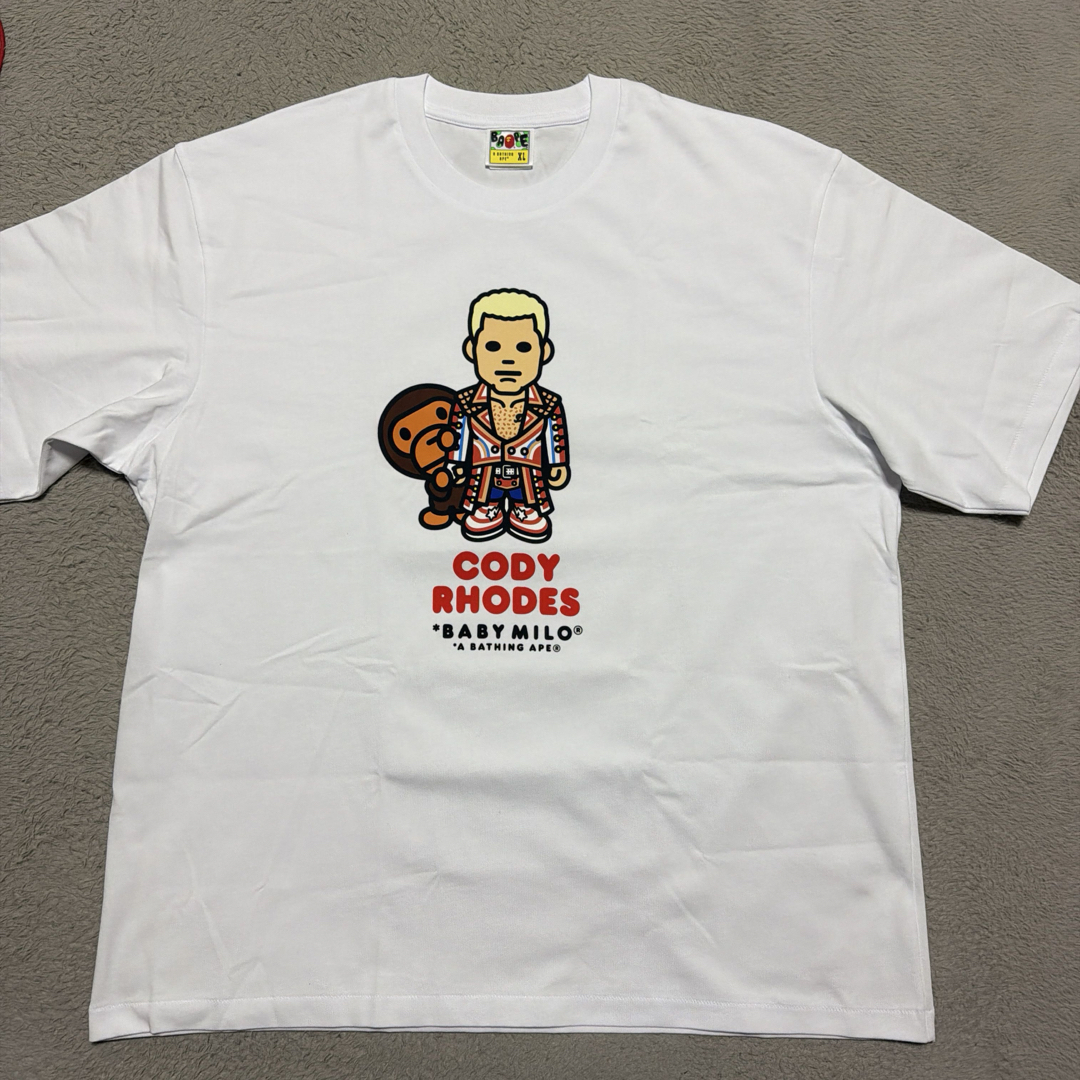 A BATHING APE - A BATHING APE BAPE WWE CODY RHODES tシャツの通販