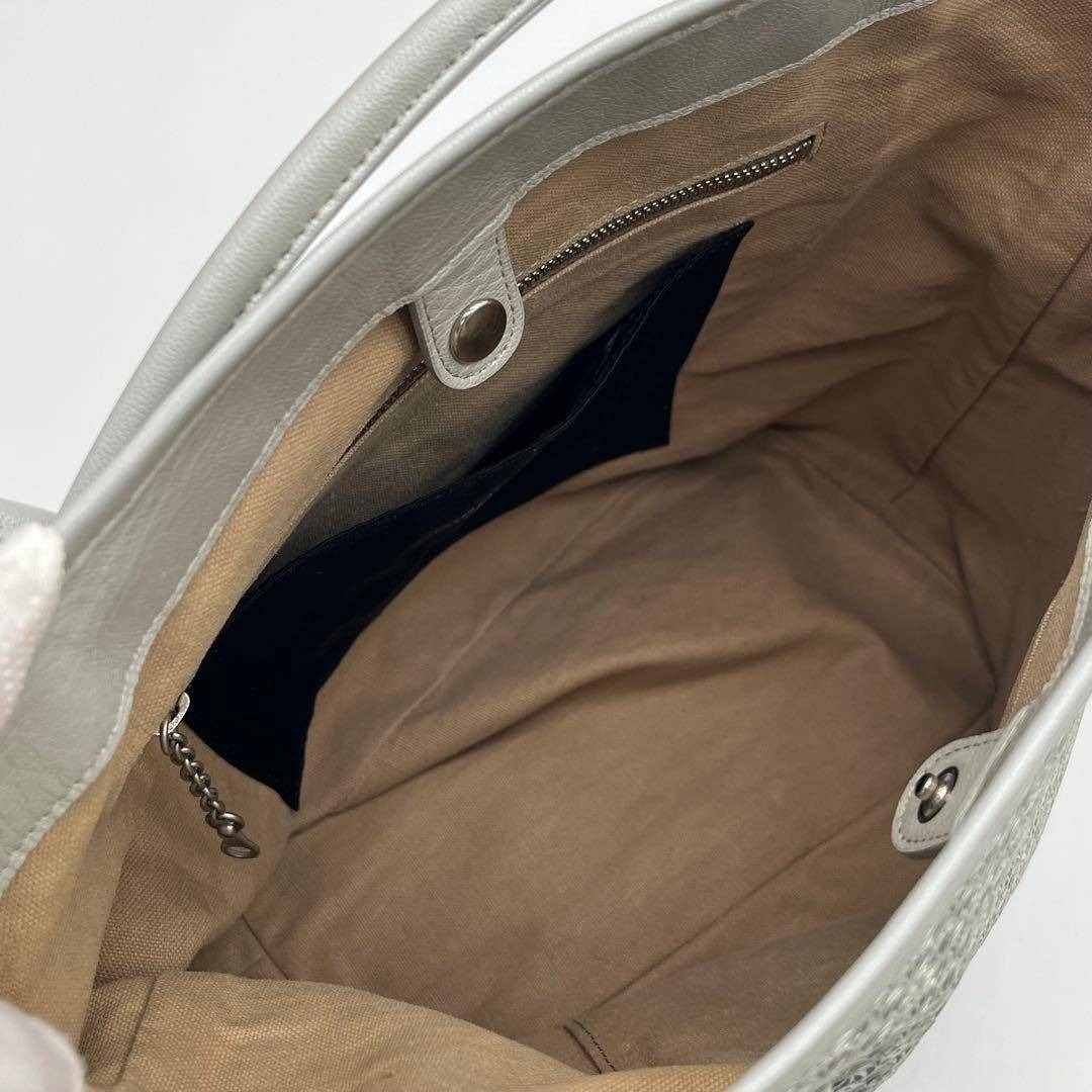 HIROKO HAYASHI - ヒロコハヤシ ジラソーレ シルバー ハンドバッグ 型