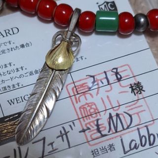 goro's - ゴローズ メタル付き特大フェザー左向き 現行 RINKAN購入