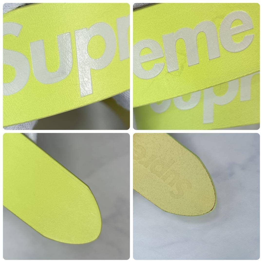 Supreme - 希少 Supreme Repeat Leather Belt M 蛍光イエローの通販 by