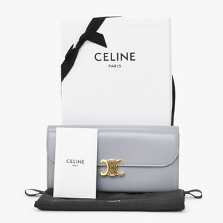 CELINE - 未使用 セリーヌ トリオンフ レザー 財布 三つ折り ブランド