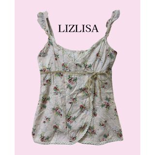 LIZ LISA - ☆リズリサLIZLISA☆胸元編み上げリボン☆後ろティアード