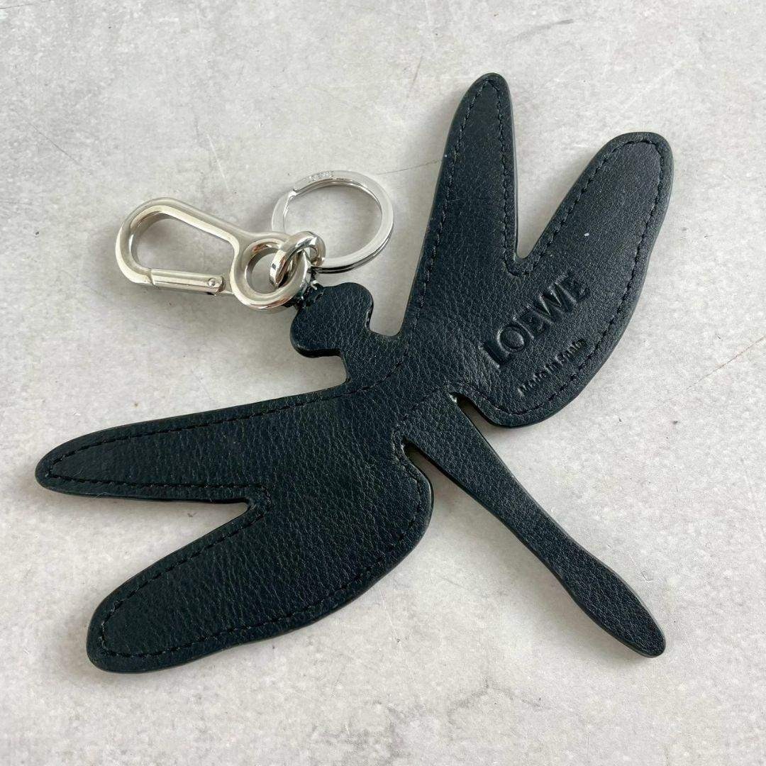 LOEWE - 美品○LOEWE とんぼ チャーム キーホルダー カラビナ リング