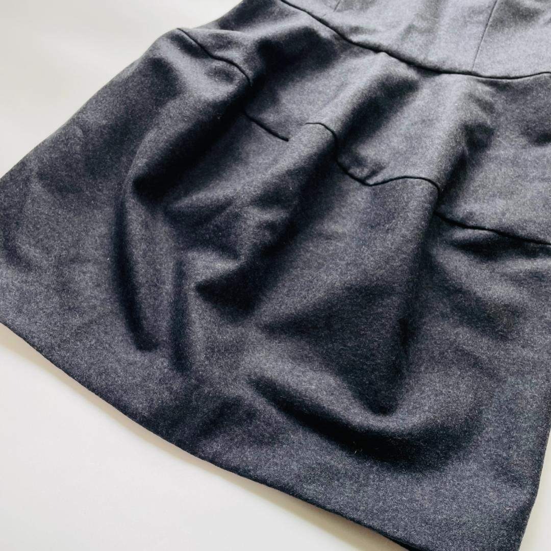 YOKO CHAN - YOKO CHAN ノースリーブ ワンピース ウール 38 Mサイズ