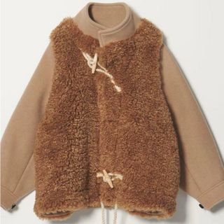 HYKE - green グリーン HYKE フライトジャケット B3 ムートン ハイクの