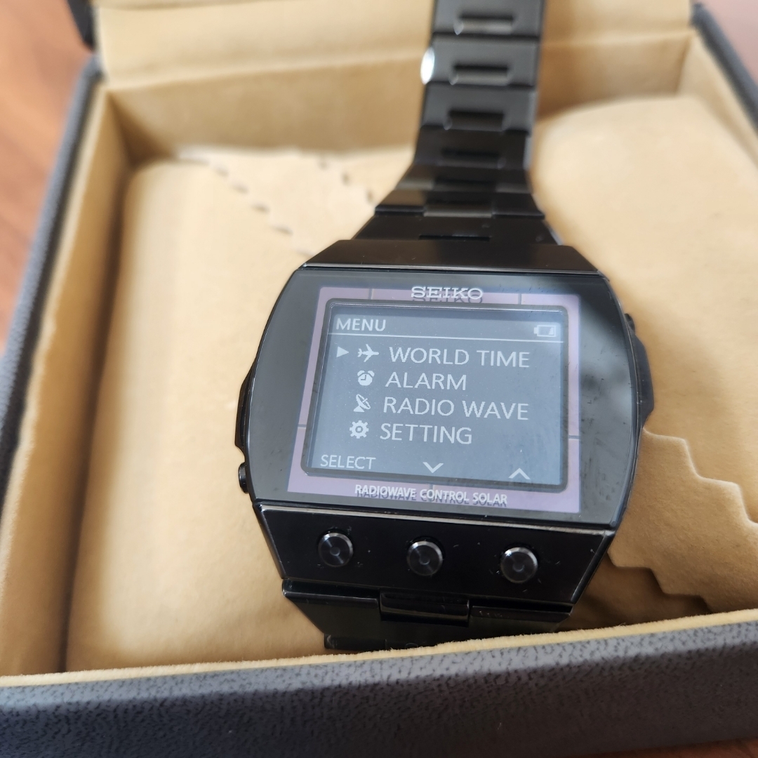 SEIKO - ブライツ 電波ソーラー アクティブマトリクスEPD ブラック