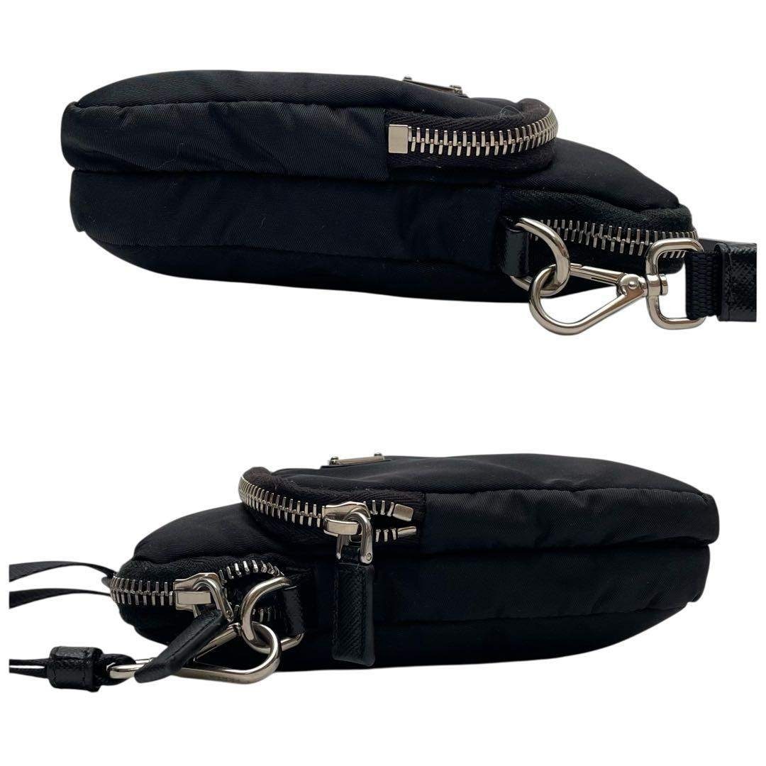 PRADA - 良品 プラダ 三角プレートロゴ ナイロン ショルダー バッグ