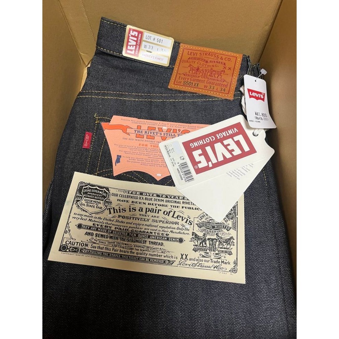 LEVI'S VINTAGE CLOTHING - W33 L34 S501XX 1944 Levi's LVC 大戦