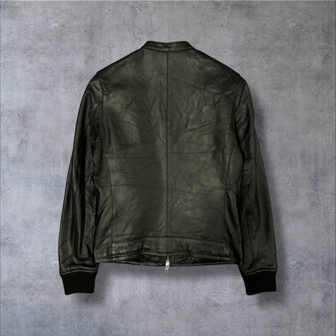 nano・universe - ナノユニバース ラムレザー ライダース ジャケット