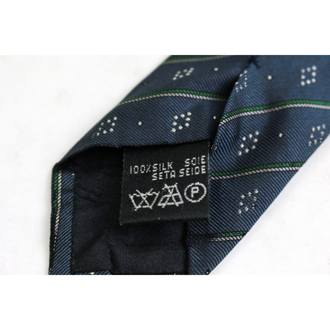 Dunhill - ダンヒル ブランドネクタイ ロゴ ストライプ柄 ドット 小