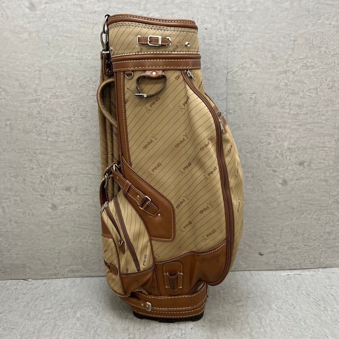 PING - PING ゴルフ ビンテージ キャディバッグ カート式 約8.5型