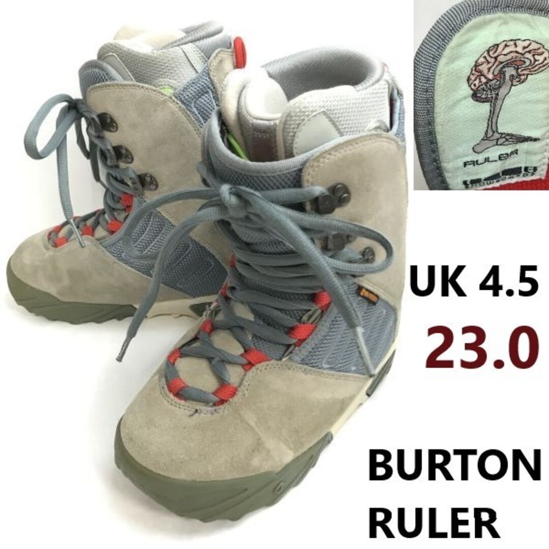 バートン/BURTON☆RULER/ルーラー/スノーボードブーツ【23.0/女性/gray