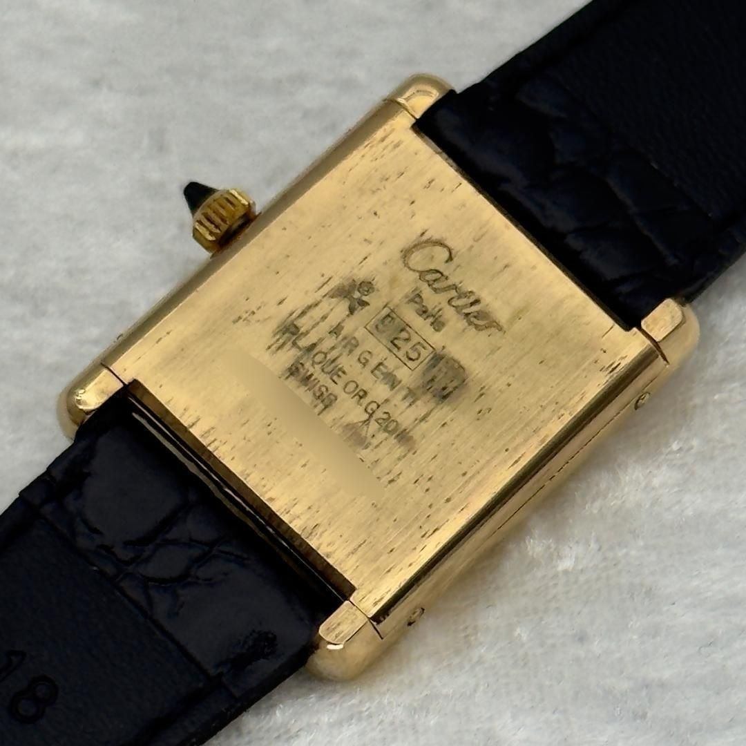 Cartier - 外装新品仕様 カルティエ プレマストタンクLM 手巻 腕時計