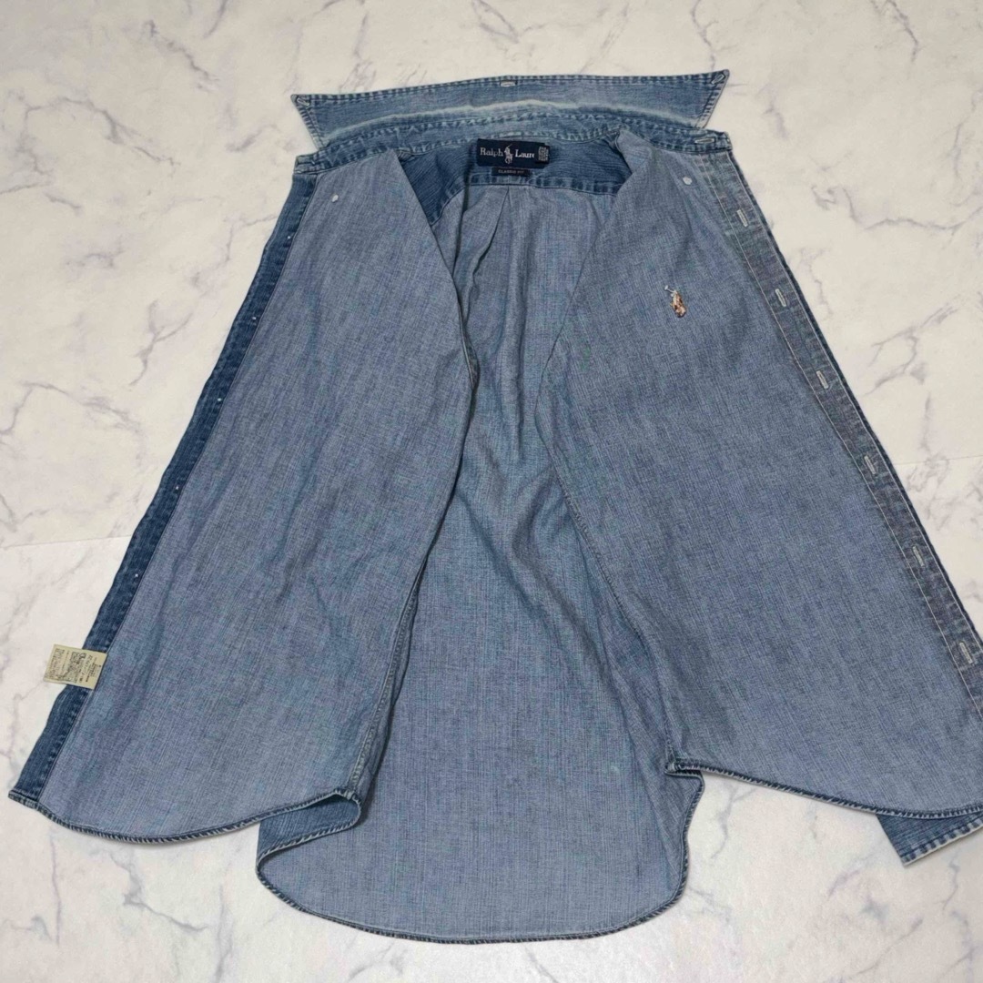 Ralph Lauren - ラルフローレン ダンガリーシャツ デニムシャツ L