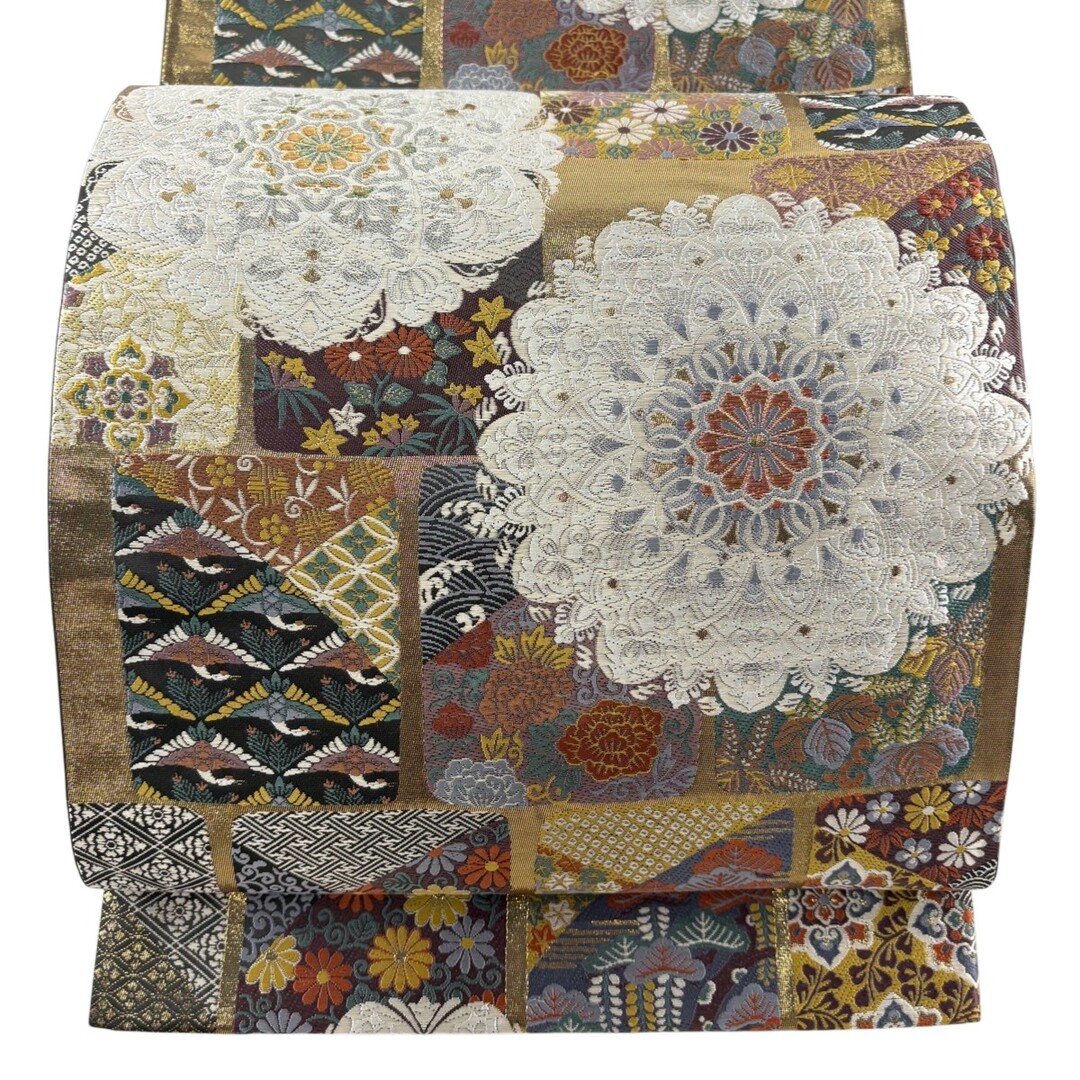 美品】 袋帯 名品 六通 正絹 【中古】の通販 by バイセル ラクマ店｜ラクマ