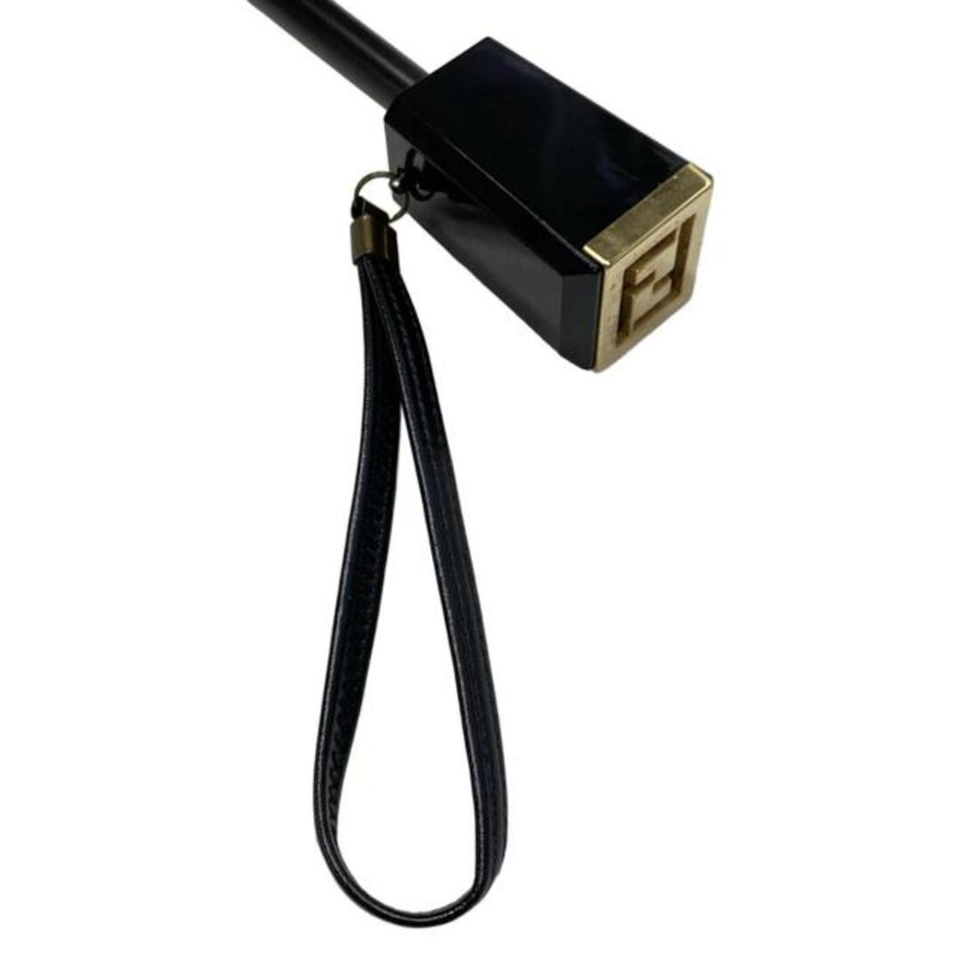 FENDI - FENDI(フェンディ) 折りたたみ傘 - ゴールド×黒 ズッカ柄