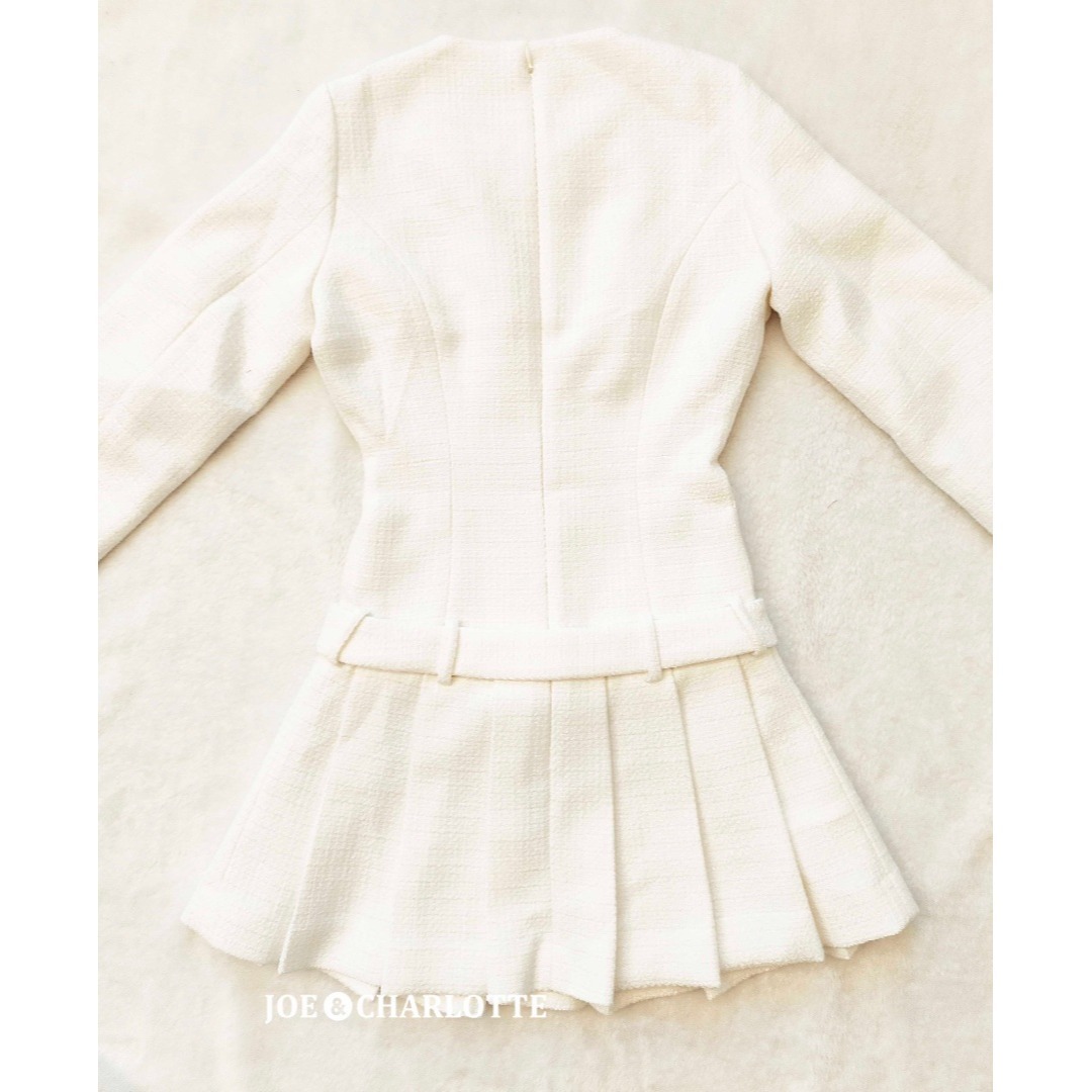 Darich - ダーリッチ darich ボックスプリーツツイードミニワンピース