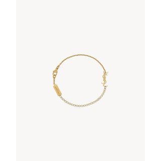 SAINT LAURENT - サンローラン YSLロゴ ブレスレット モノグラム