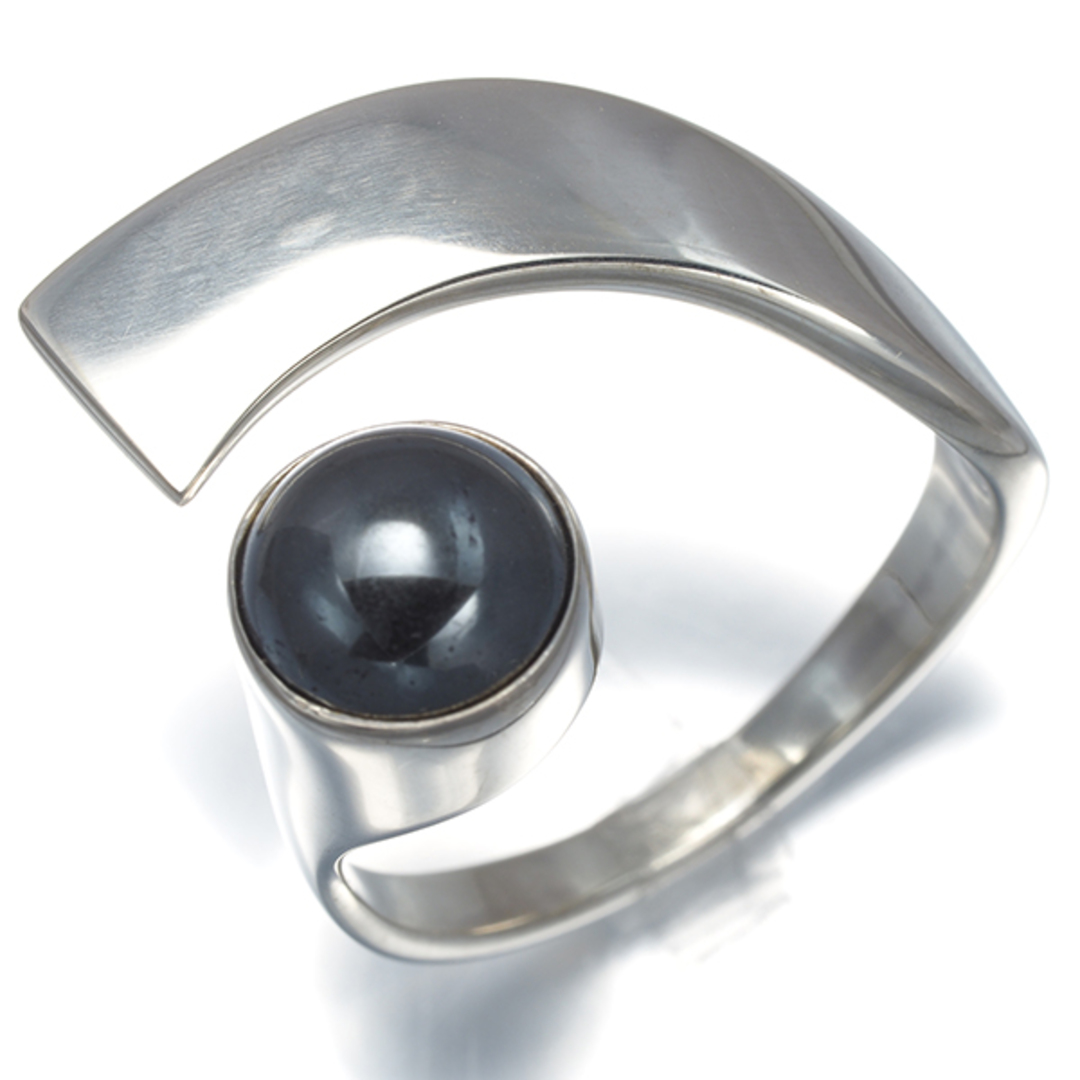 Georg Jensen - ジョージジェンセン リング ヘマタイト HaH 18号