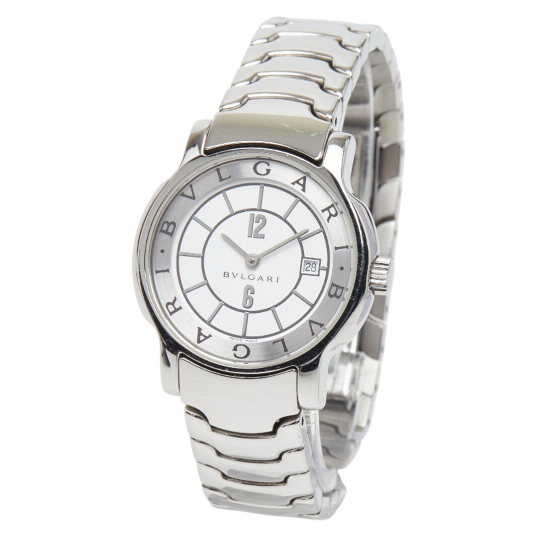 BVLGARI - ブルガリ ソロテンポ 腕時計 ST29S クオーツ ホワイト文字盤