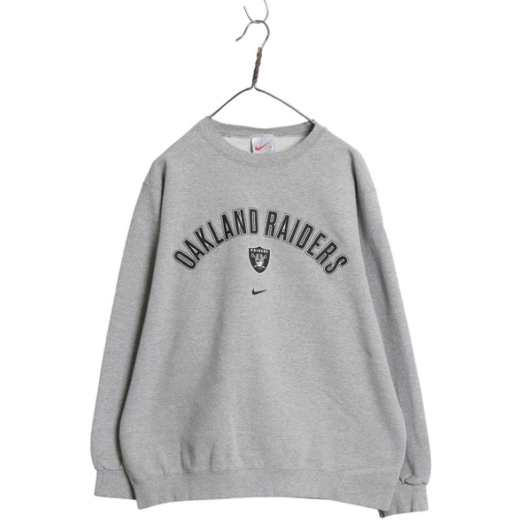 NIKE - 90s USA製 レイダース プリント スウェット メンズ L オールド
