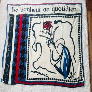 KAPITAL - キャピタル 縮絨 ウール 大判 ストール マフラー 三毛猫