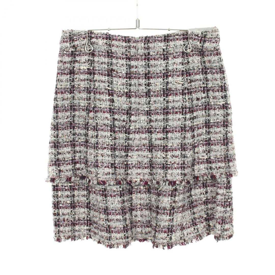 CHANEL - CHANEL シャネル スカート ココマークプレート ツイード