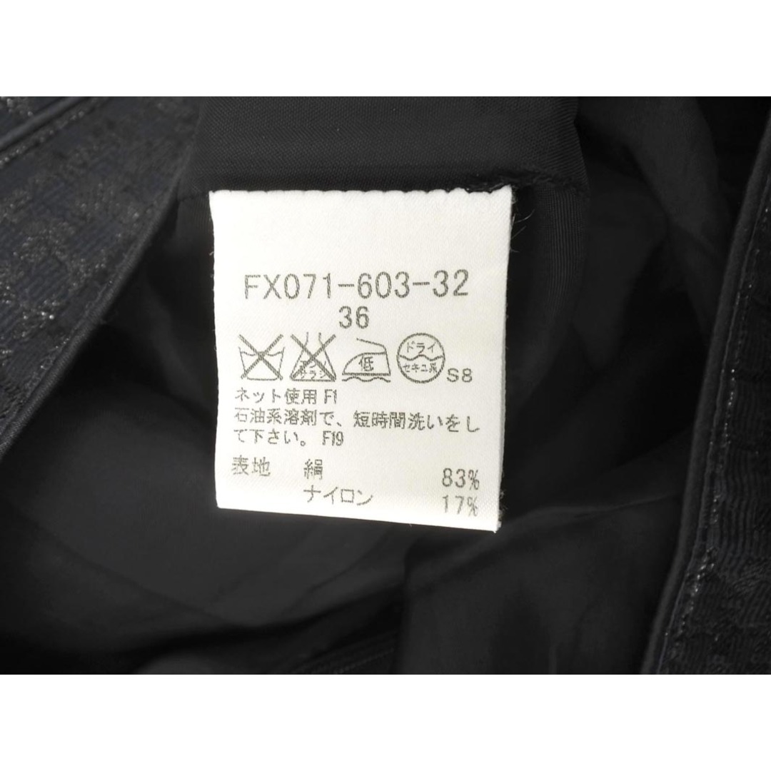 BURBERRY - BURBERRY バーバリー シルク混 チェック タック フレア