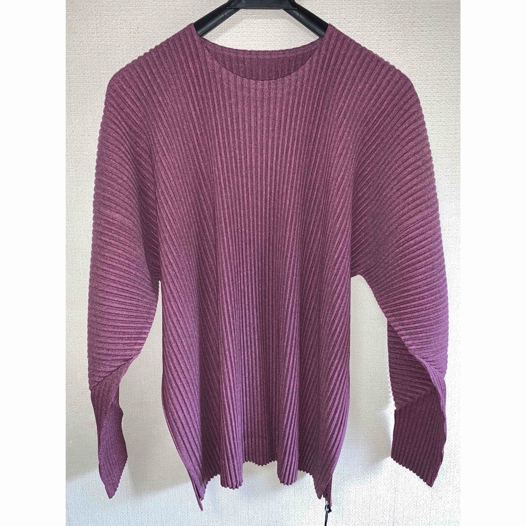 ISSEY MIYAKE - オムプリッセイッセイミヤケ カットソー ピンク