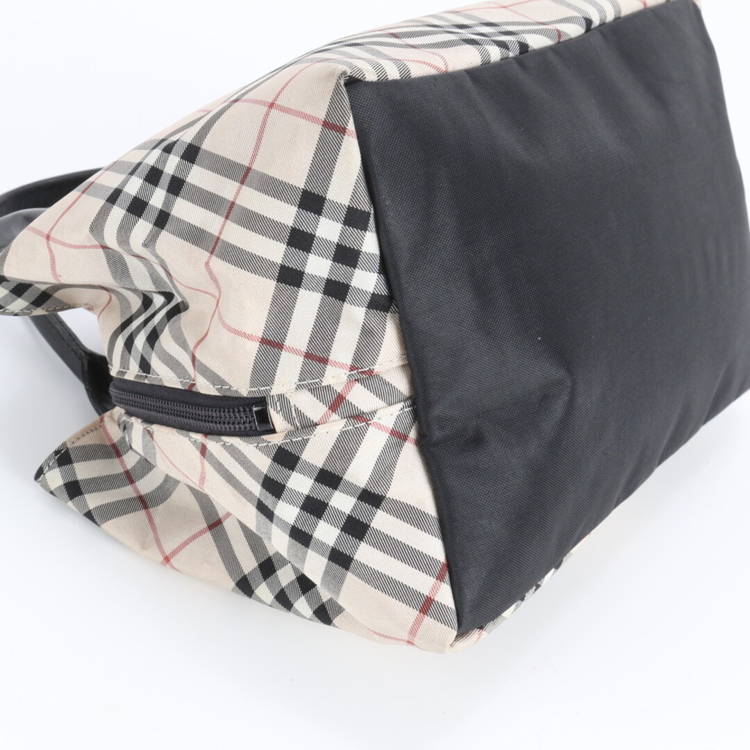 BURBERRY - 美品 バーバリー ノバ チェック レザー ナイロン