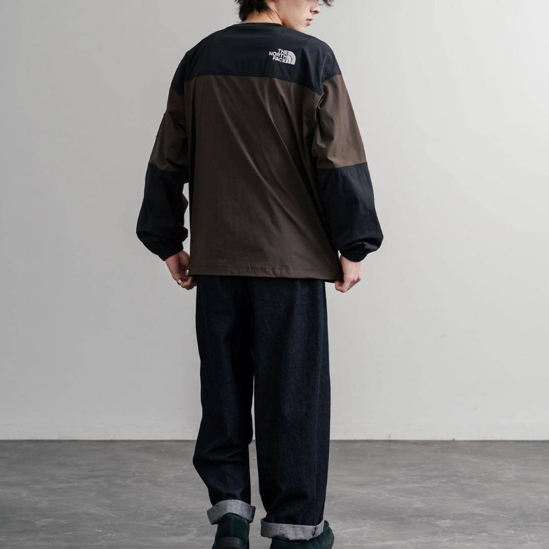 THE NORTH FACE - 【韓国限定】アルバニークルーネック ブラウン 黒