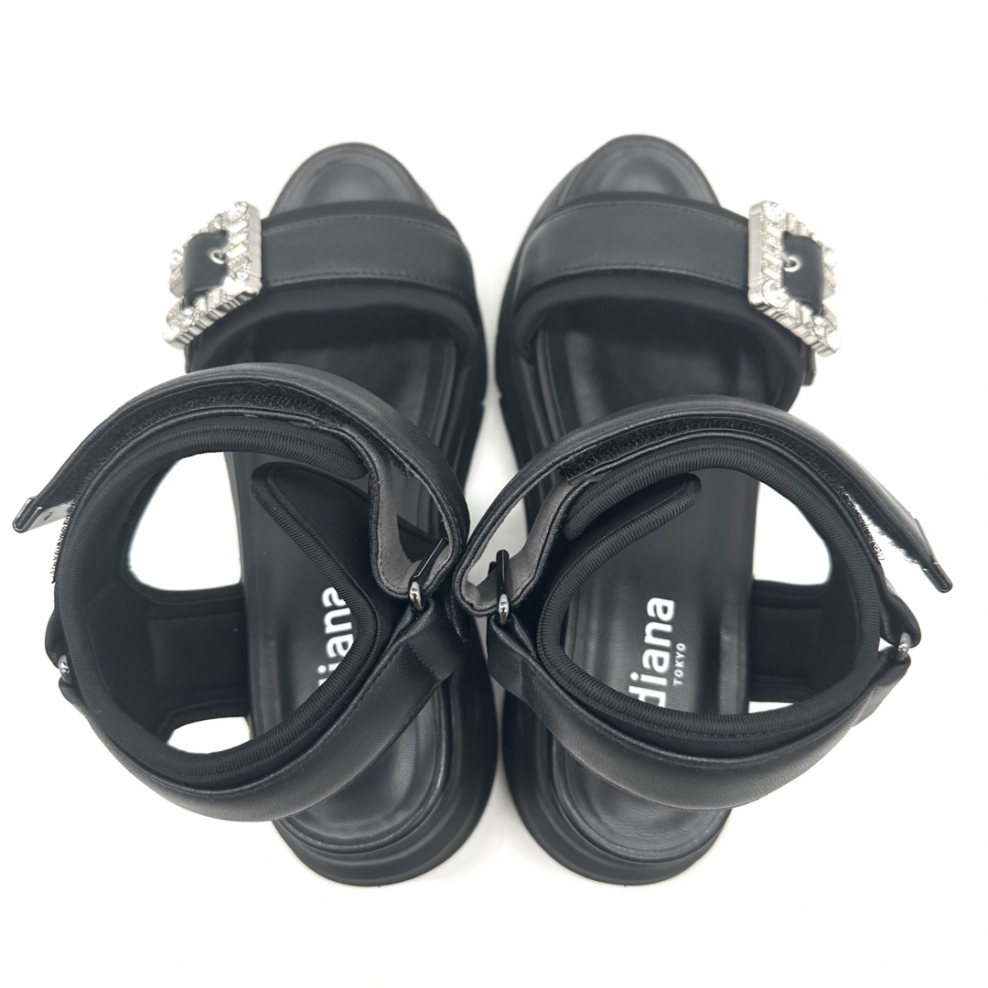 DIANA - 〈新品〉＋diana プラスダイアナ【22.5cm】ジュエルバックル