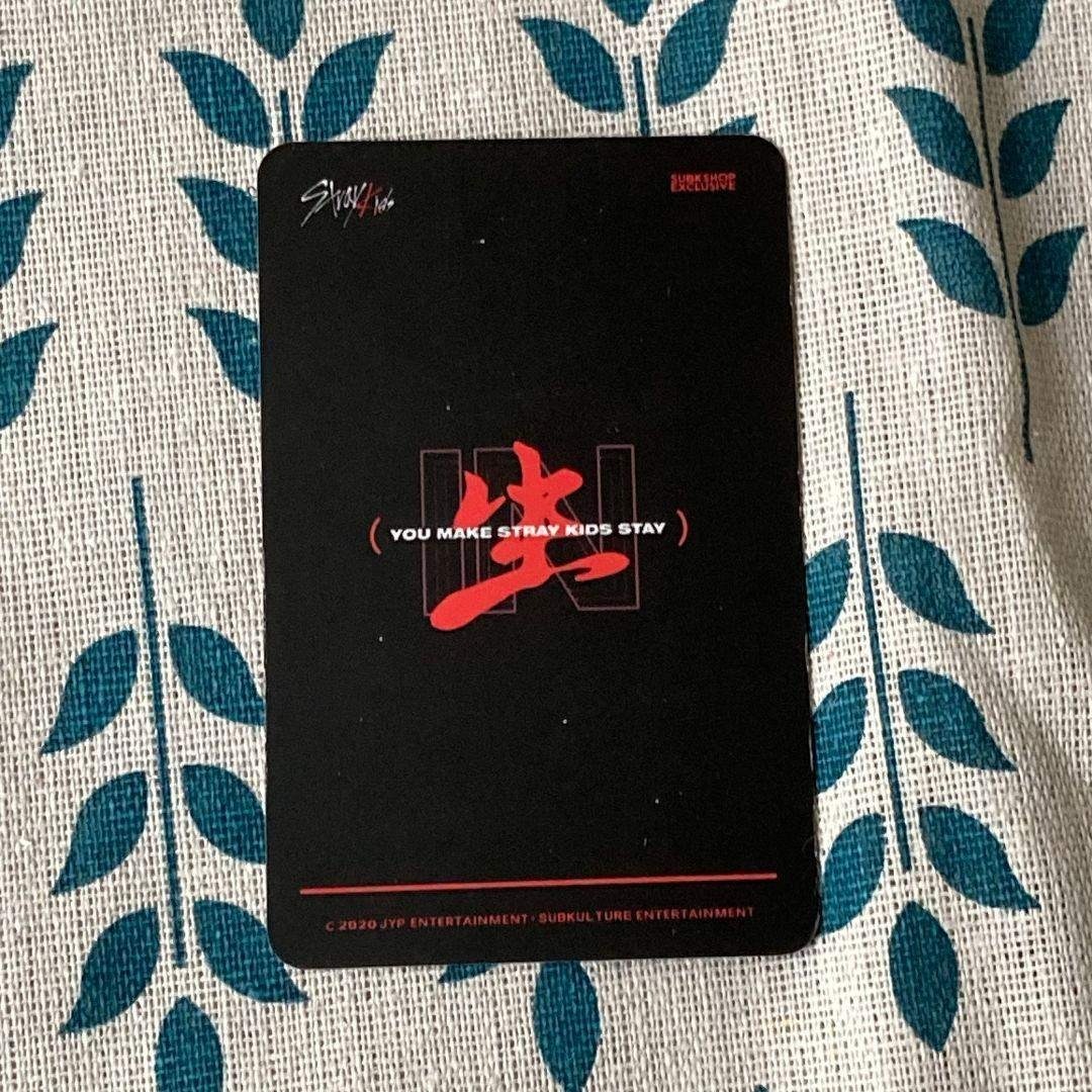 StrayKids subk shop IN生 バンチャン スキズ トレカの通販 by