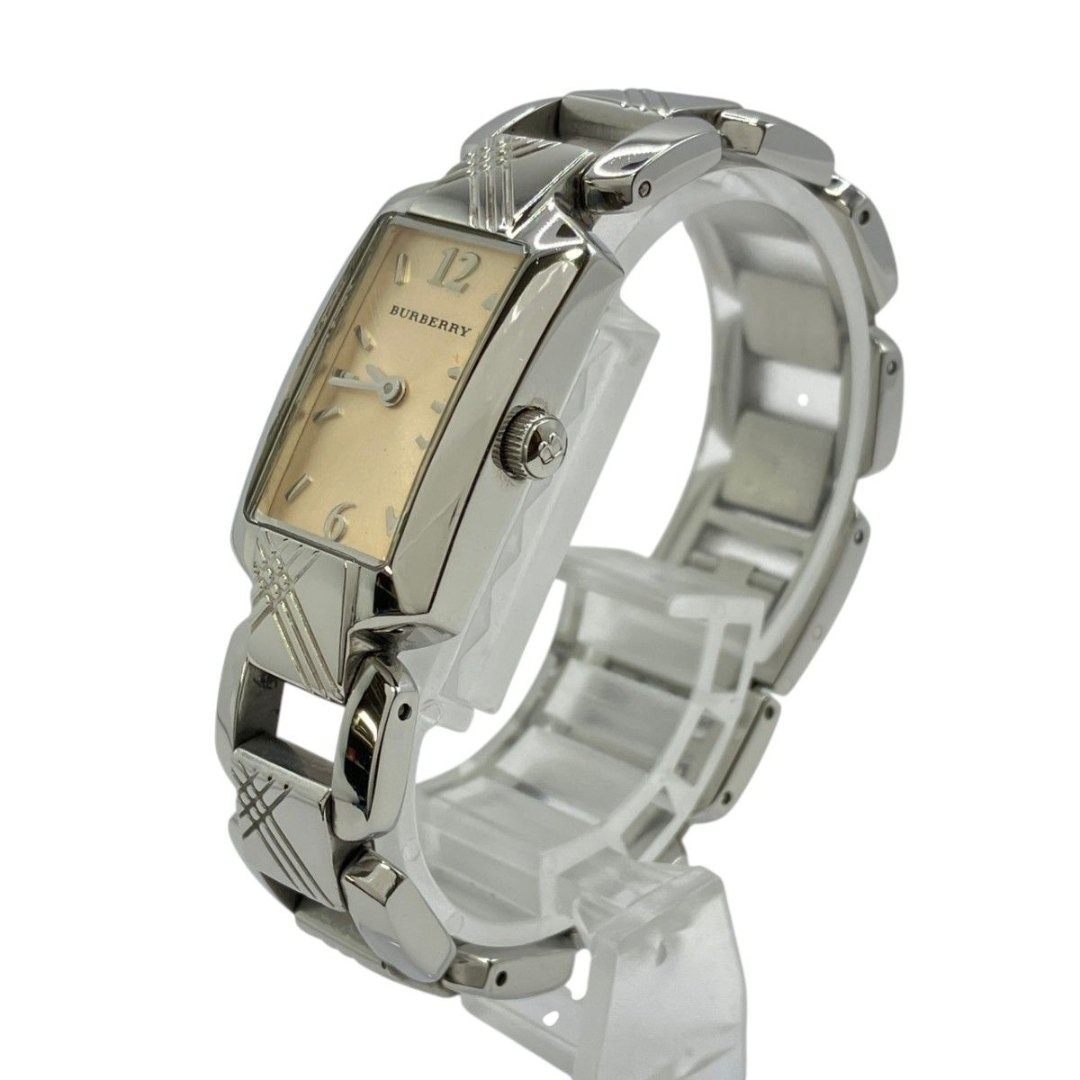 BURBERRY - BURBERRY 腕時計 BU4212 スクエア シルバー クォーツ 稼働