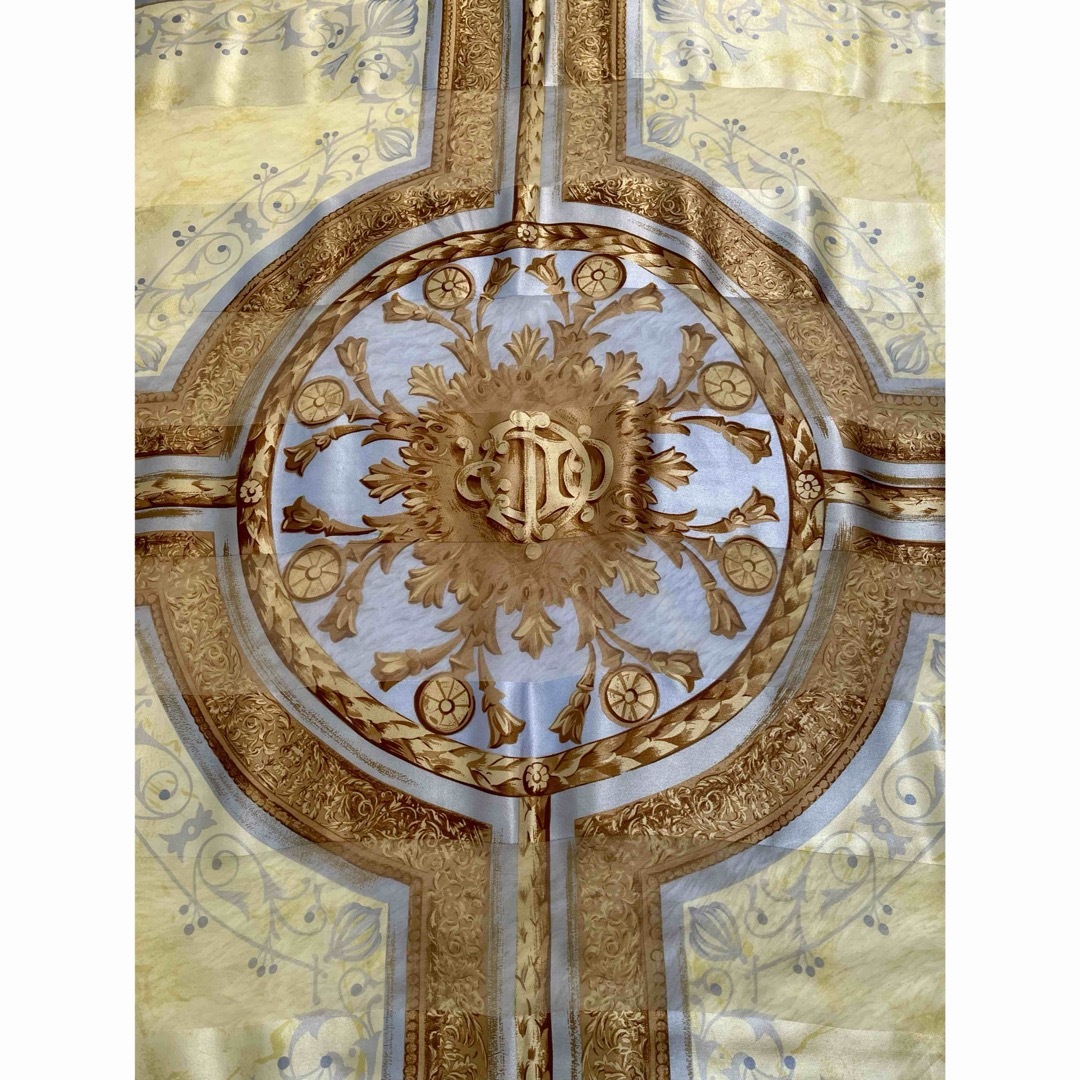 Christian Dior - Christian Dior 超大判 シフォンシルクスカーフ