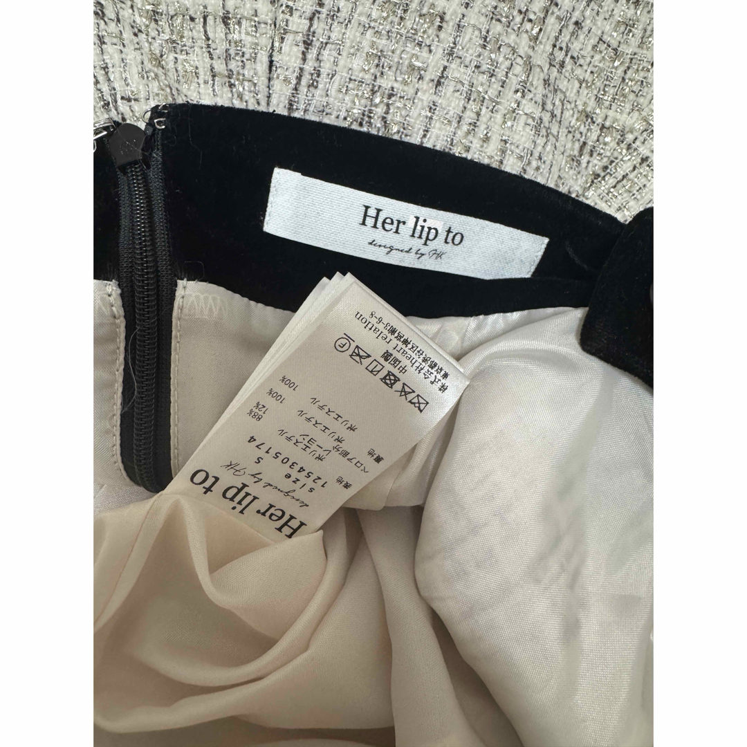 Her lip to - Herlipto Margaux Tweed Mini Dressの通販 by Salk's