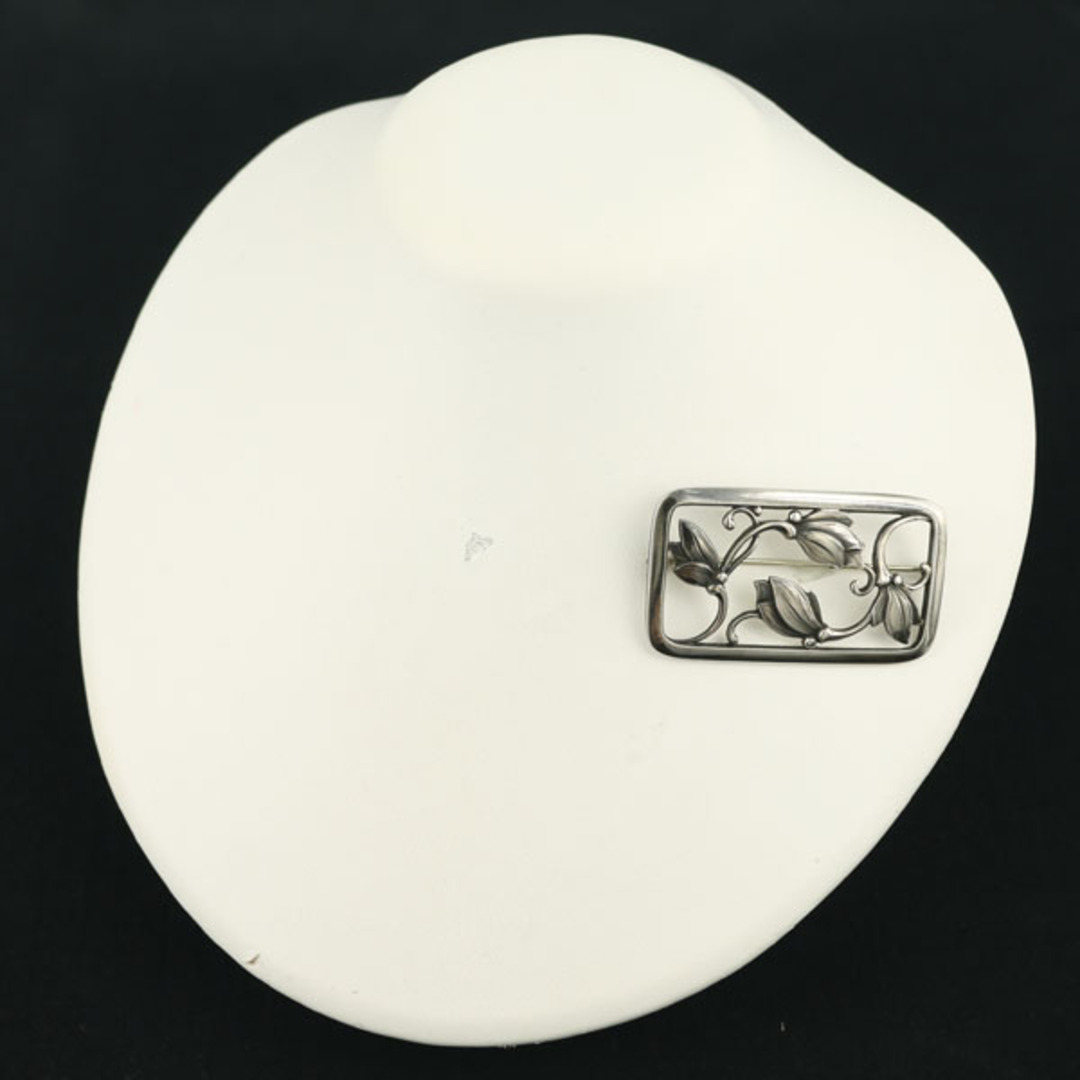 Georg Jensen - ジョージジェンセン ブローチ 295 フラワー シルバー