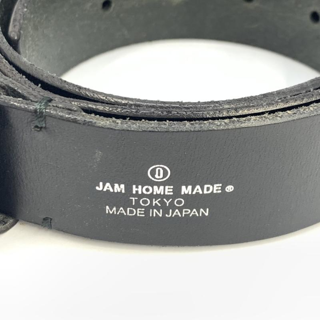 中古】JAM HOME MADE POSTプレーンスタッズベルト ブラック ジャム
