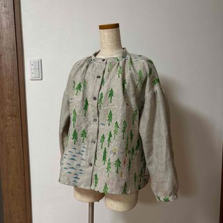 ENFOLD - ENFOLD FRILL OVER BL エンフォルド フリルオーバーブラウス