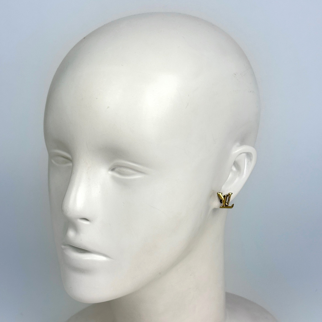 LOUIS VUITTON - ルイ・ヴィトン ピアス LV アイコニック GP 【中古