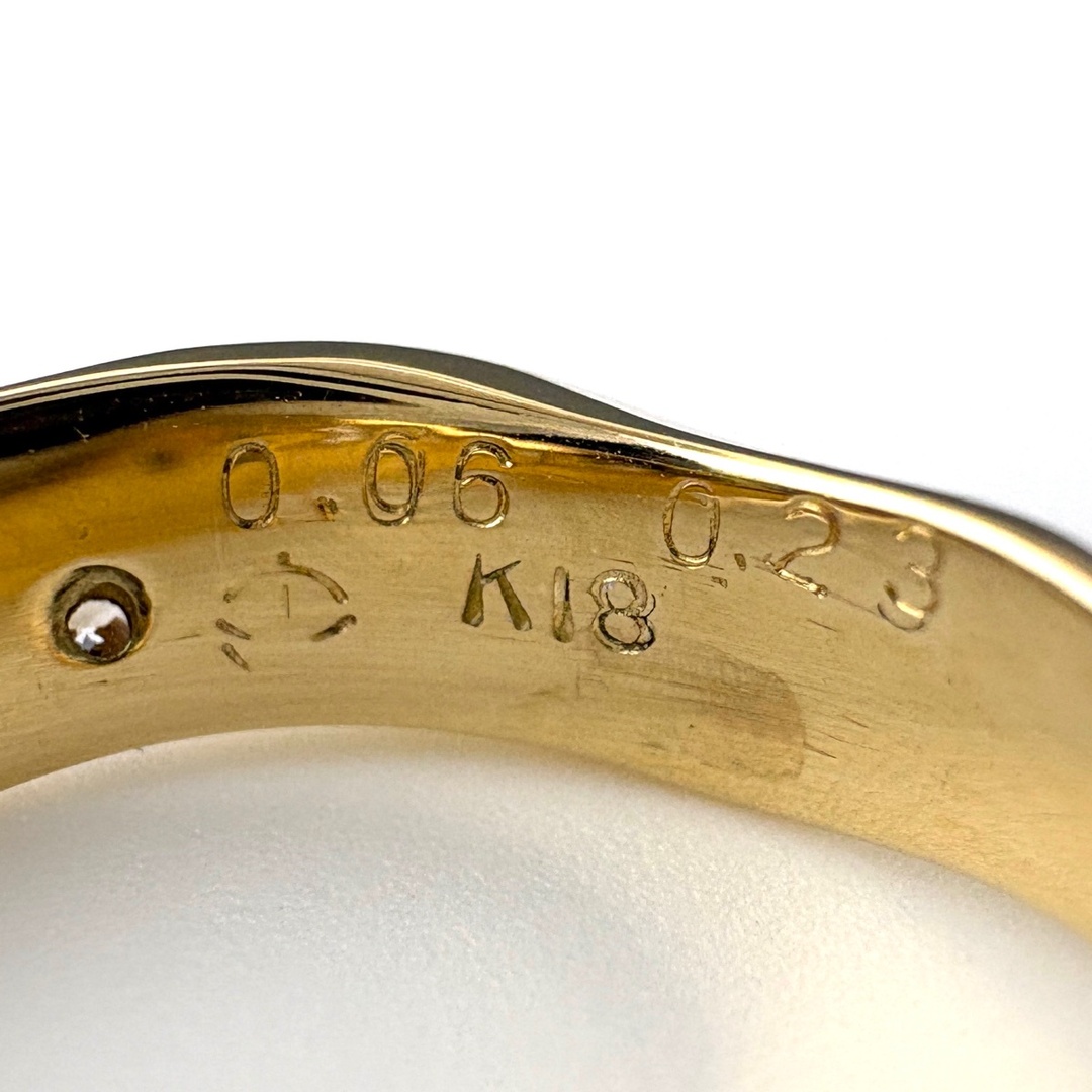 メレダイヤ デザインリング 9号 K18 【中古】の通販 by バイセル
