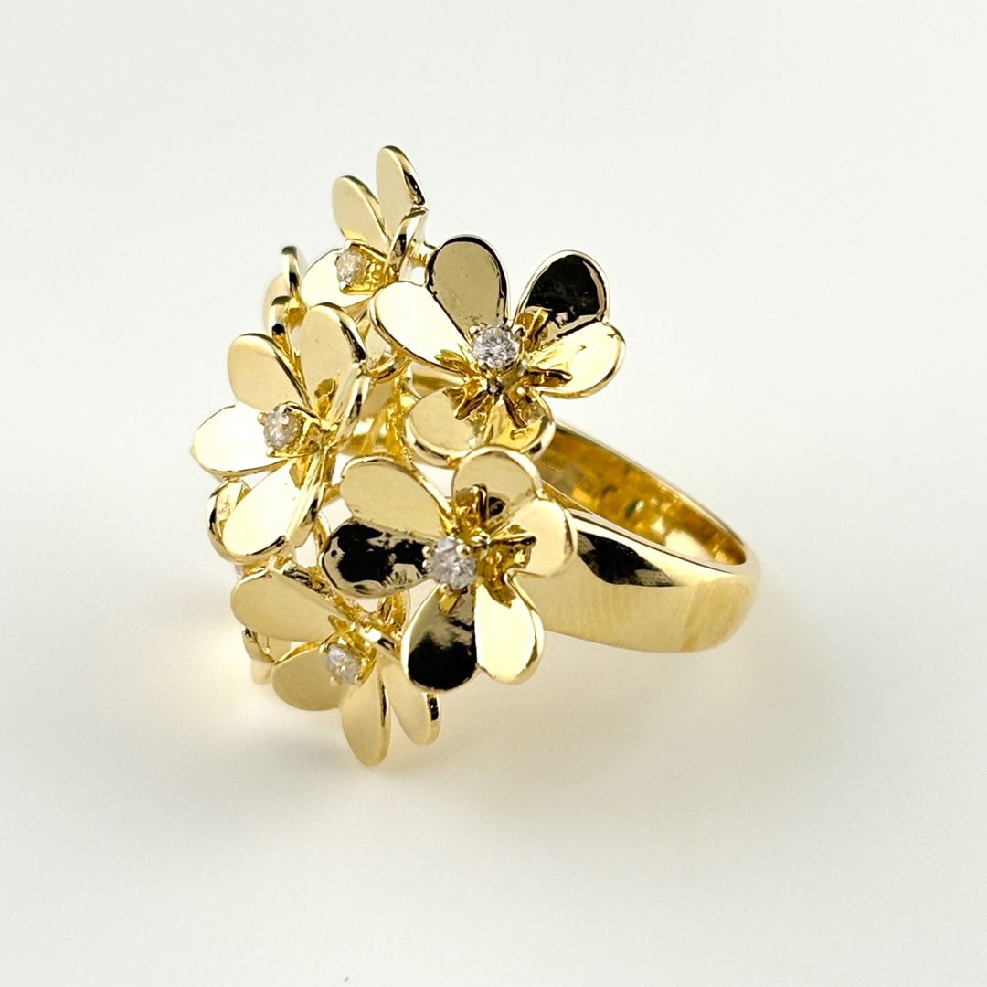 メレダイヤ デザインリング 15号 K18 【中古】の通販 by バイセル