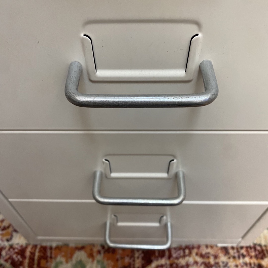 IKEA - ②値下げ不可 廃盤品 IKEA HELMER ホワイト 6段 キャビネット