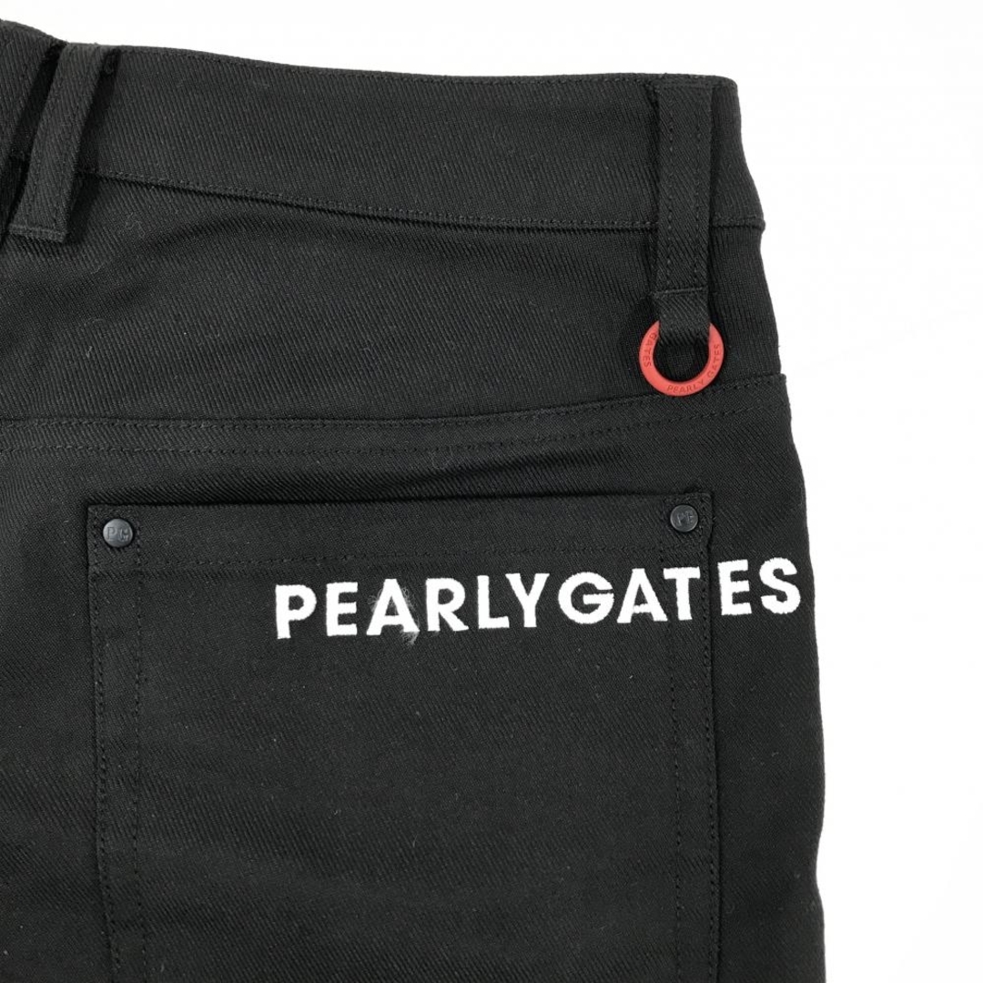 PEARLY GATES - 【超美品】パーリーゲイツ ショートパンツ 黒 ロゴ